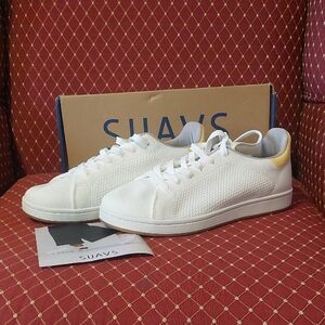 Suavs Unisex  Classic White Sneakers